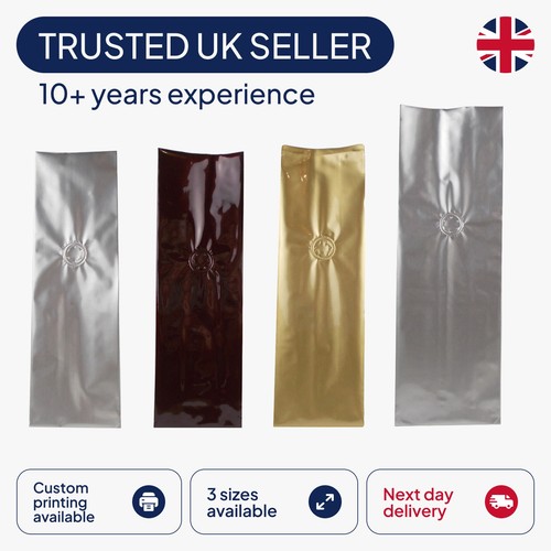 Coffee side gusset pouch - coffee,