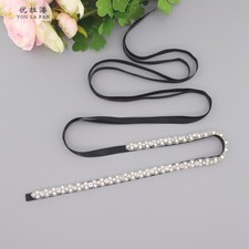 Crystal Pearl Bridal Sashes