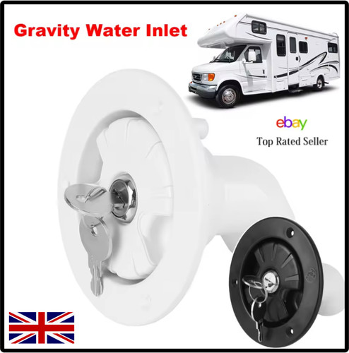 White fresh water tank - white, locking