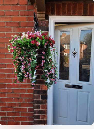 Artificial hanging baskets - hanging,