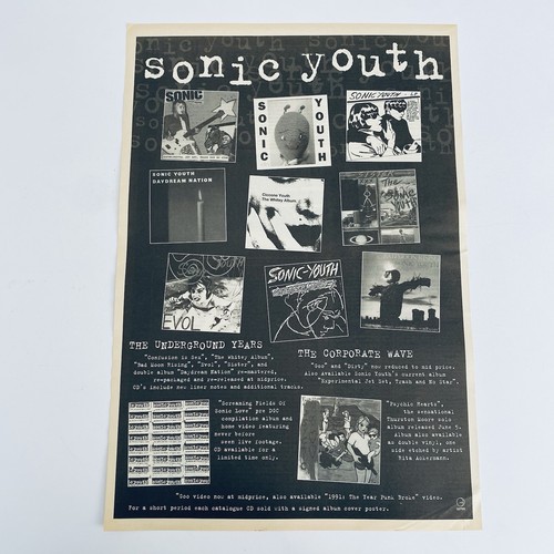 Sonic youth promo - youth, cd