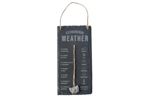 Cornish weather slate - cornish,
