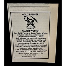 Gold Panner Water Wetter