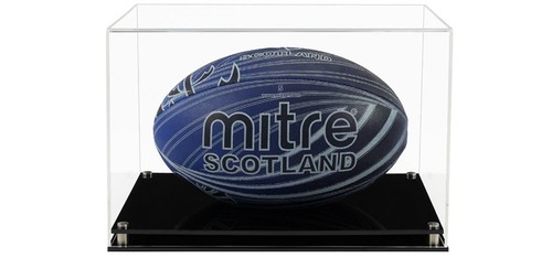 Rugby ball acrylic display - acrylic,