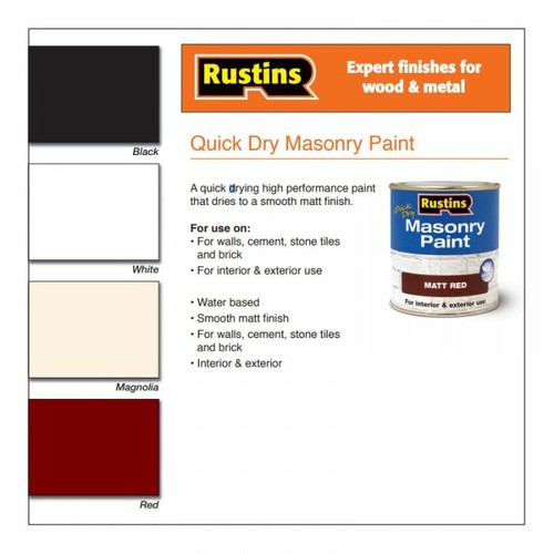 Masonry paint rustins quick - masonry,