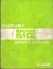 SUZUKI RGV250 K,L,M,N,P,R,T,VJ21,VJ22 1989-1996 FACTORY WORKSHOP MANUAL