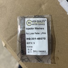 Injector Washers For Lister