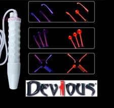 violet Ray wand Red neon electro massage e-stim electric shock machine extreme