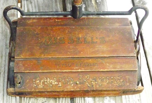 Vintage bissell wooden - vintage, bissell's