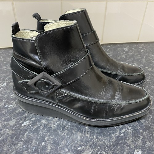 Fly london black - fly, patent