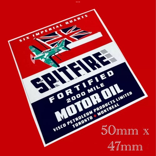 Spitfire motor oil - oil, vintage