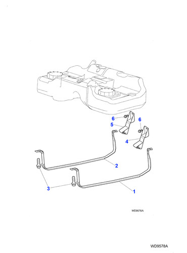 Jaguar fuel tank strap type - jaguar,