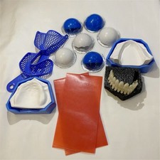 DIY Denture Kit Full Set Teeth Upper Lower Dental Custom Homemade Repair Denture