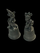 2 x Vintage Disney Pewter