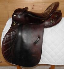 John Goodwin Paragon Brown Leather 17" Medium Long Distance Endurance Saddle