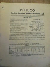 Philco  Model   263  Valve /