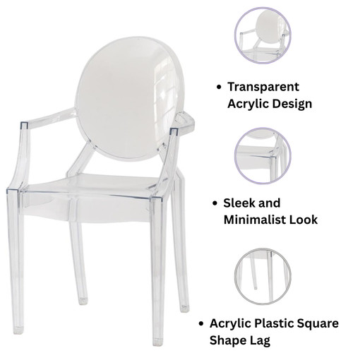 Ghost armchair clear - armchair,