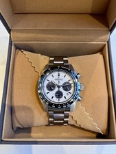 Seiko Prospex Speedtimer SBDL085 Solar Quartz Panda Chronograph SSC813 Watch