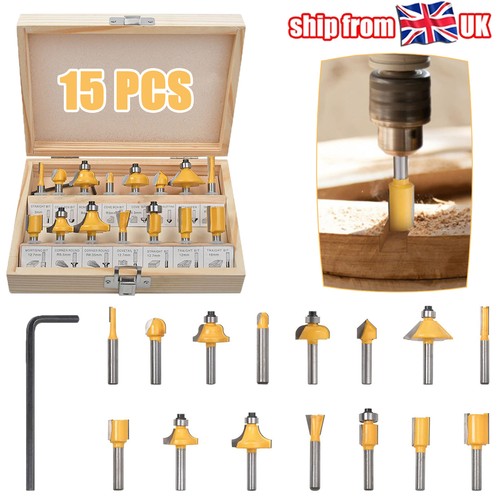 Inch router bit sets - 1/4,