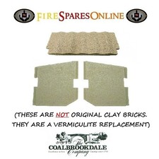 Fire Brick Set to suit Coalbrookdale Much Wenlock Multi Fuel Stove