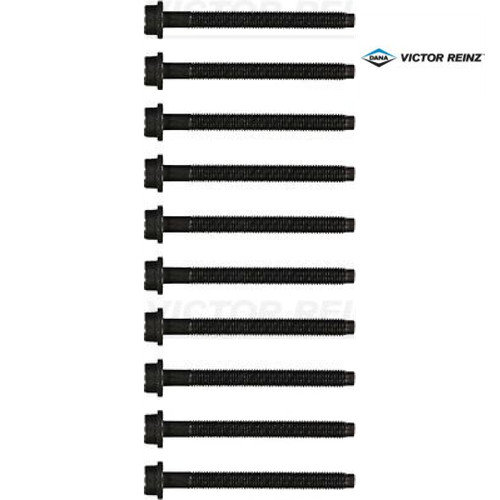 Cylinder head bolt - head, set