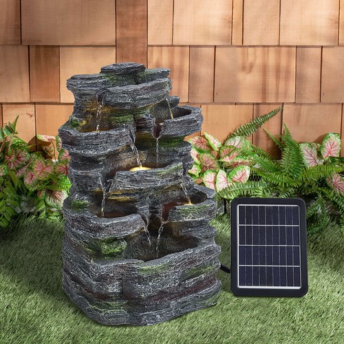 Solar powered rockey stone - rockey,