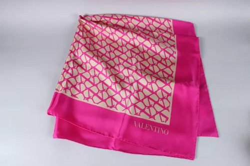 Valentino silk scarf - silk, pink