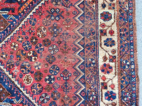 Rare antique rug - rug, colorful