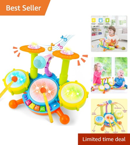 Led kids drum - drum, with
