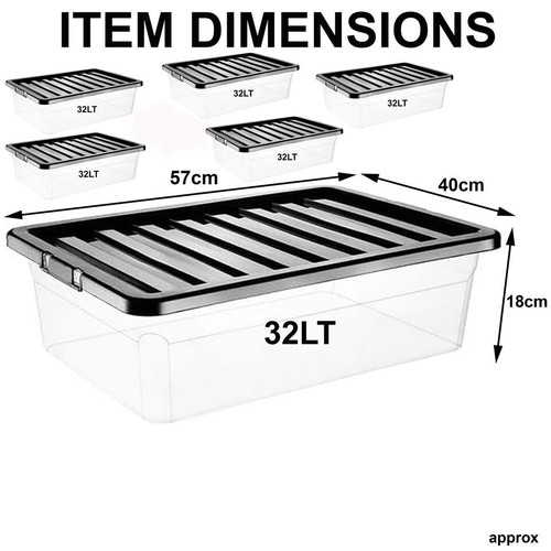 Broken 32l black lid - broken,