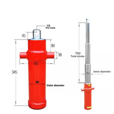 1-way Sleeve Type Hydraulic Cylinder Hydraulic Vehicle Retractable Top
