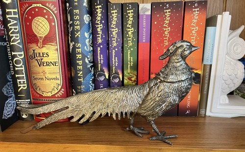 Vintage silver plated pheasant - silver,