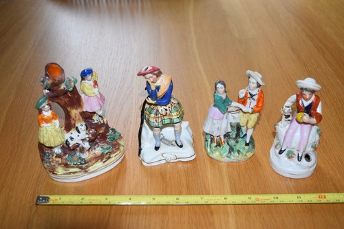 Four victorian staffordshire - four,