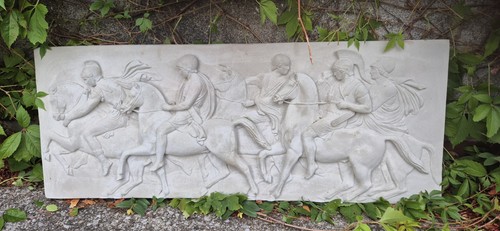 Large greek cavalry relief - greek,