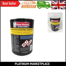 Waterproof Roof Coating - All Weather Bitumen Roof Sealant for Asphalt, Metal...