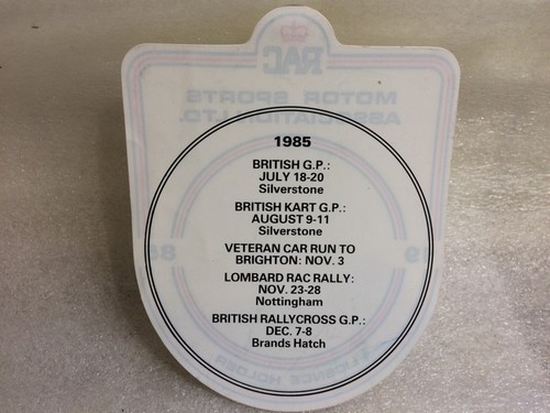 Vintage car rac motorsport - rac,