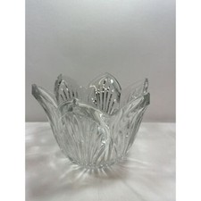 Large Marquis by Waterford Lead Crystal Tulip Fruit Bowl Centerpiece