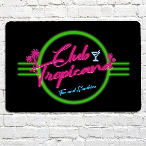 Club tropicana sign - sign,
