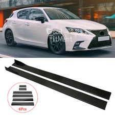 2000mm Side Skirts Extension Rocker Lip Splitter Gloss For Lexus CT 200h IS F E2