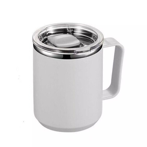 Stainless steel thermos mug - steel,