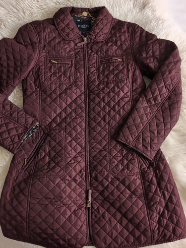 Hobbs london burgundy quilted - hobbs,