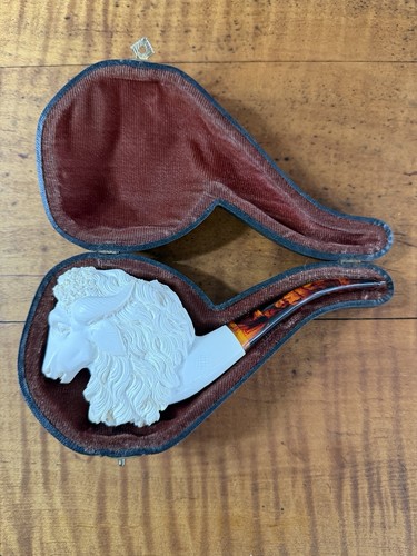Vintage block meerschaum - block, ram