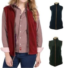 Hazy Blue Womens Ladies Sofia Full Zip Bodywarmer Gilet Fleece Waistcoat 8-20