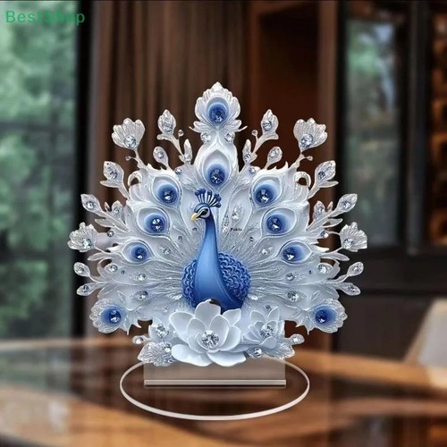 Acrylic peacock figure - acrylic,