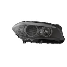 BMW 5 Series F10 2010-2013 Headlight Headlamp Halogen Black Drivers Side Right