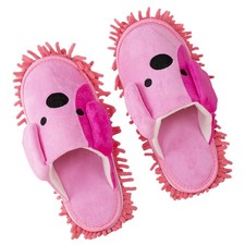  1 Pair of Detachable Mop Slippers Reusable Dust Mop Slippers Floor Cleaning Mop