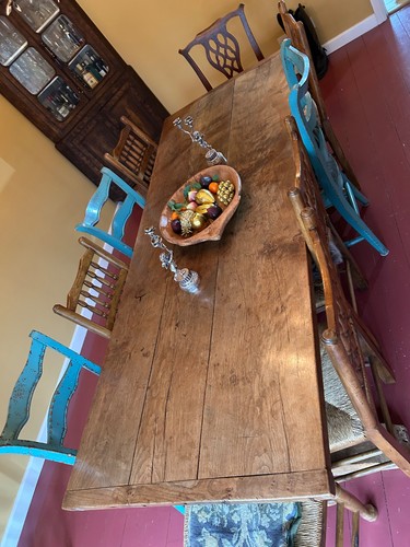 Oak refectory table - oak,