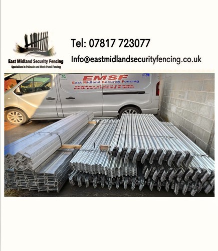Palisade security fencing 0m - palisade, 2.0m