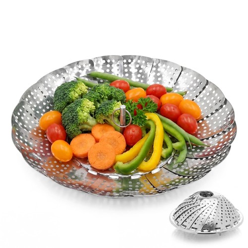 Collapsible steamer basket - collapsible,