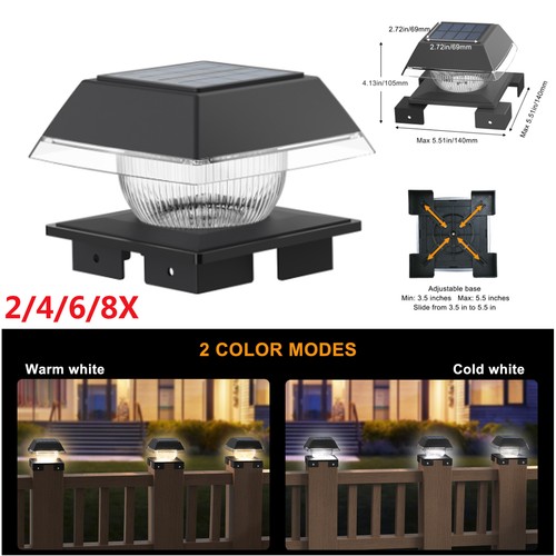 4pack led solar powered - solar, deck